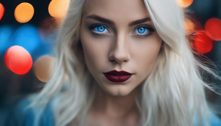 What Color Hair Makes Blue Eyes Pop?