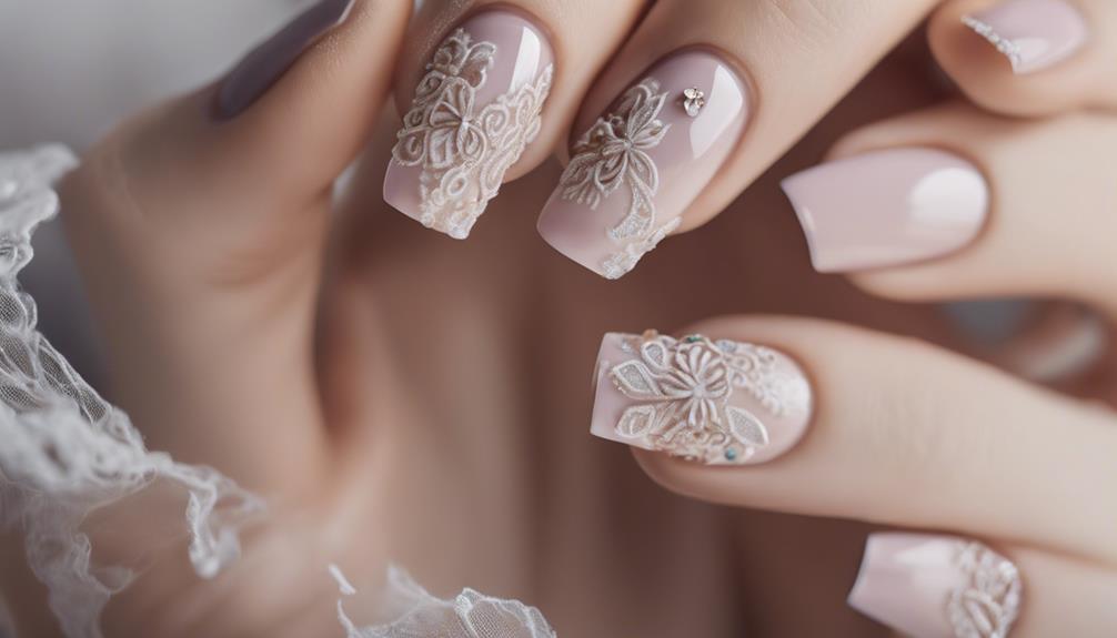 detailed french nail designs