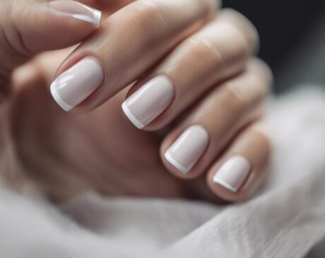 french tip nail style
