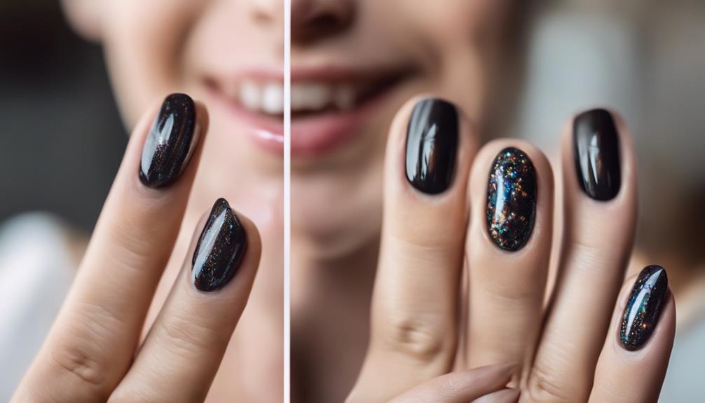 nail polish finish comparison