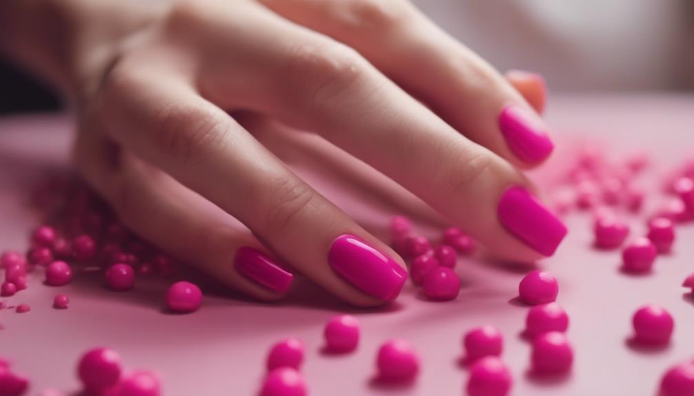 pink nail polish range