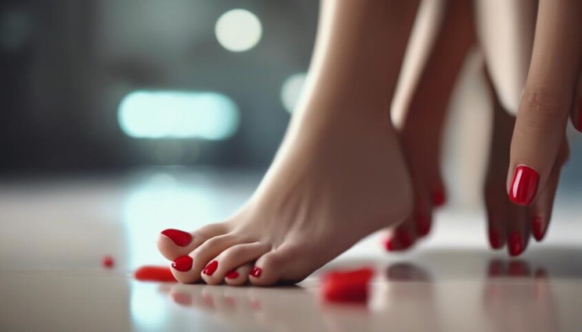 What Does Red Toe Nail Polish Mean on a Girl?
