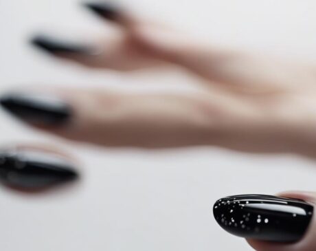 black nail polish symbolism