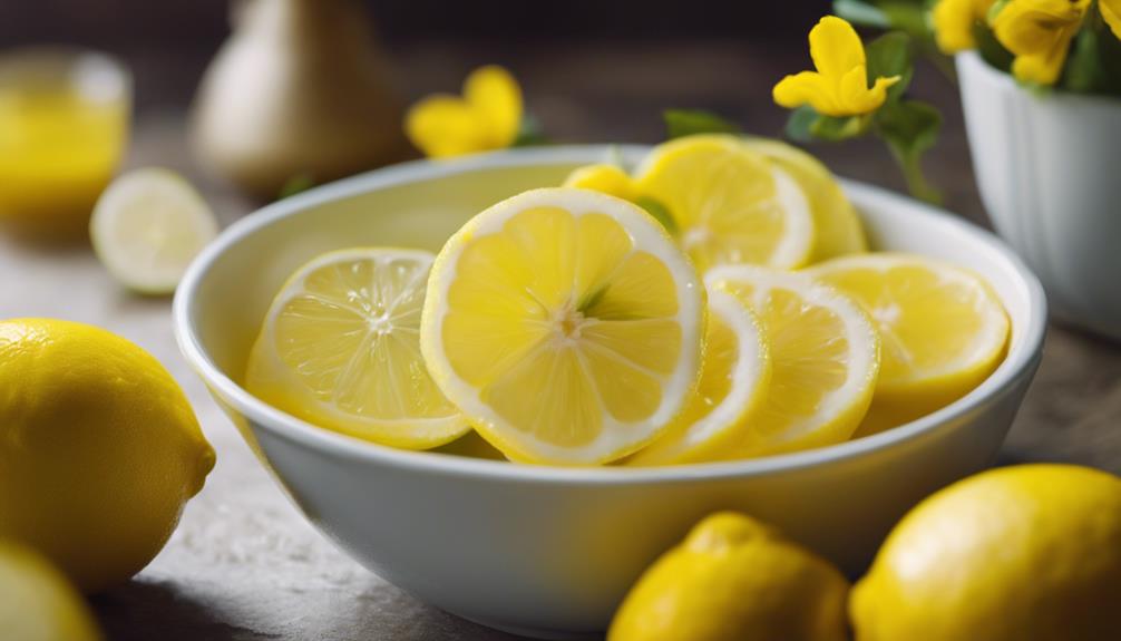 brighten skin with lemons