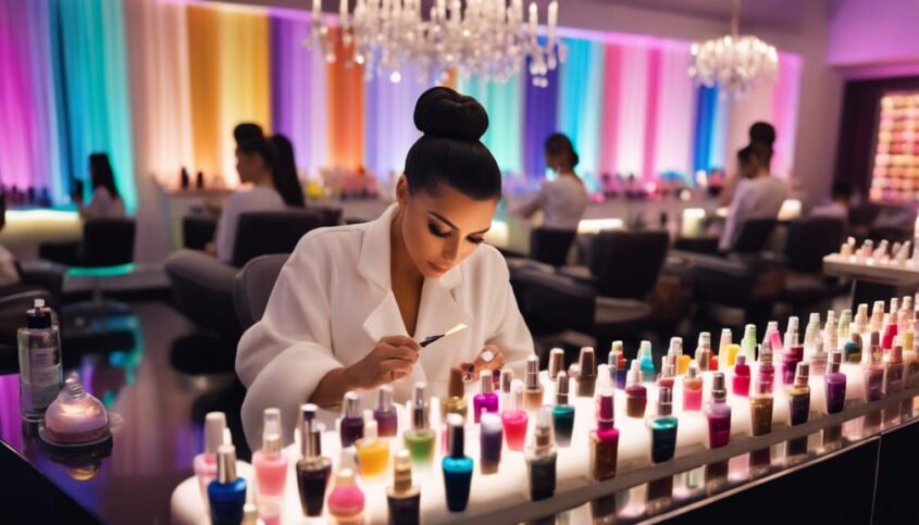 How Does Kim Kardashian Get Her Nails Done?
